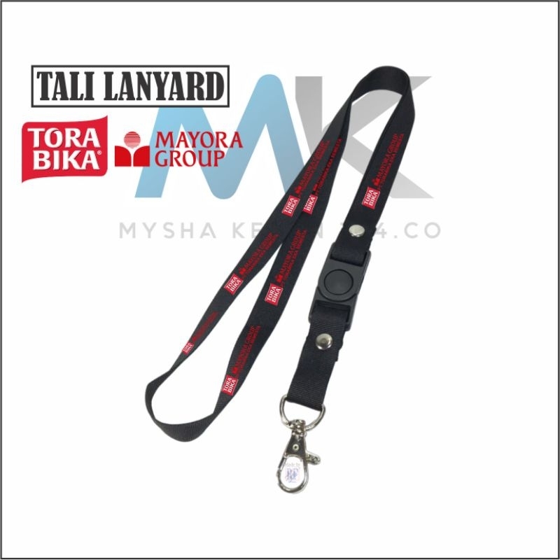 

TALI LANYARD PREMIUM TORABIKA MAYORA GROUP GANTUNGAN KUNCI/GANTUNGAN ID CARD/gantungan hp/case holder id card