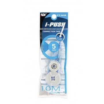 

REFILL CORRECTION TAPE IPUSH SDI CT 35 PITA KOREKSI 1m TIPEX KES BISA REFILL ISI ULANG MURAH GROSIR LUSIN MURAH