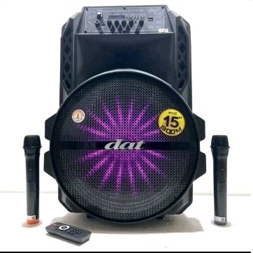 Speaker Portabel Bluetooth Dat 15 Inc Type 1507 BOOM New Series Fullset Baru