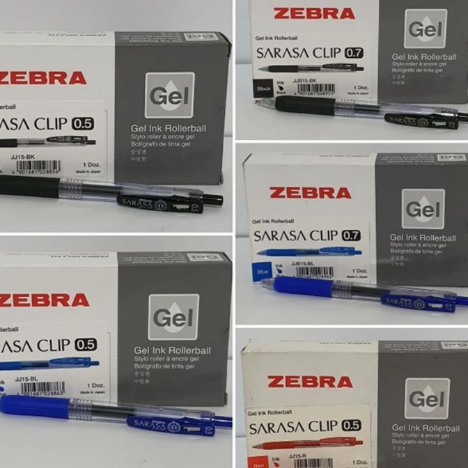 

Termurah Pulpen Gel Zebra Sarasa 1pak12pcs