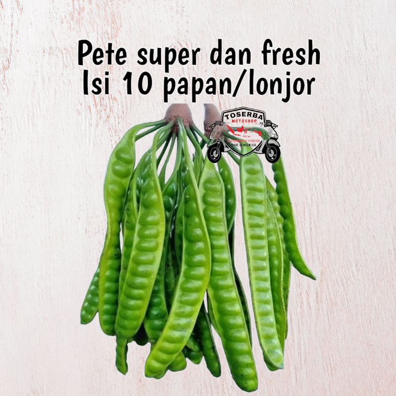 

Termurah Pete super petai segar isi 10 papan
