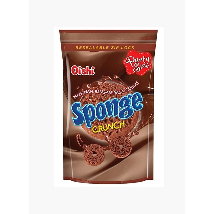 

DISKON Oishi Sponge Crunch Coklat 1gr