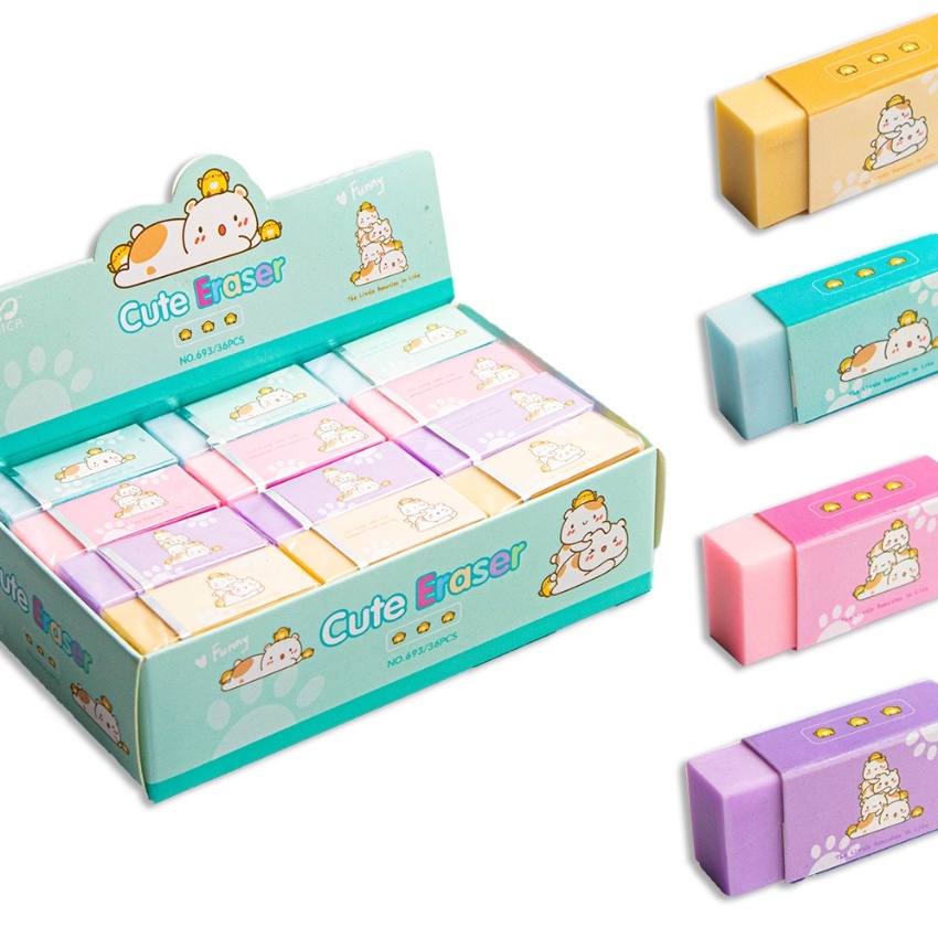 

Terlaris Penghapus Karakter Squeezy Eraser Pensil Motif Lucu 1 PAK