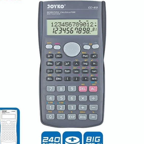 

KI3 Calculator Kalkulator Joyko CC23 Scientific 24 Functions