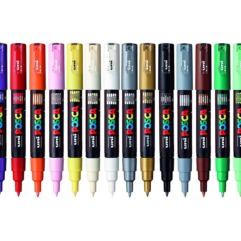 

KP8 UNI POSCA PC1M Extra Fine Paint Marker Pen 7mm Per 1 Spidol