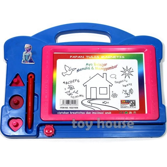 

HJ6 RM Mainan Edukasi Papan Tulis Magnet YUGI 122 Magnetic Drawing