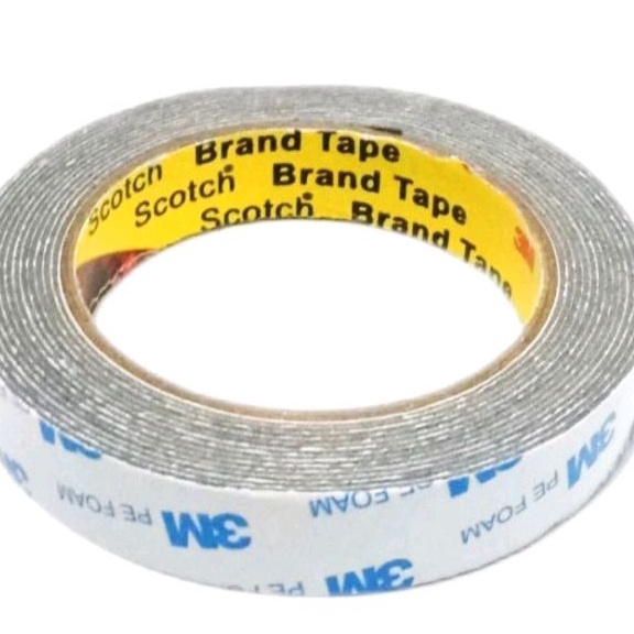 

FG2 Double Tape PE Foam Warna Silver GreyAbu Abu Metalik 2mm x 8 x 4meter