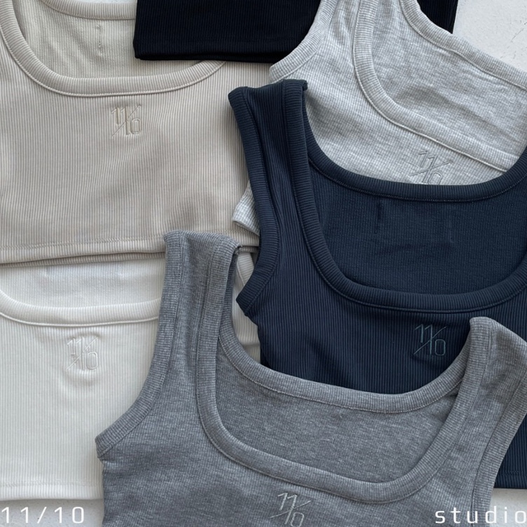 Paling Terkini  111  OSLO scoop neck cropped tank