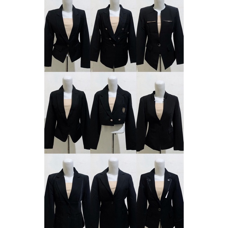 Serba Menarik  BLAZER BLAZER WANITA BLAZER HITAM BLAZER WARNA BLAZER HITAM WANITA KOREAN BLAZER