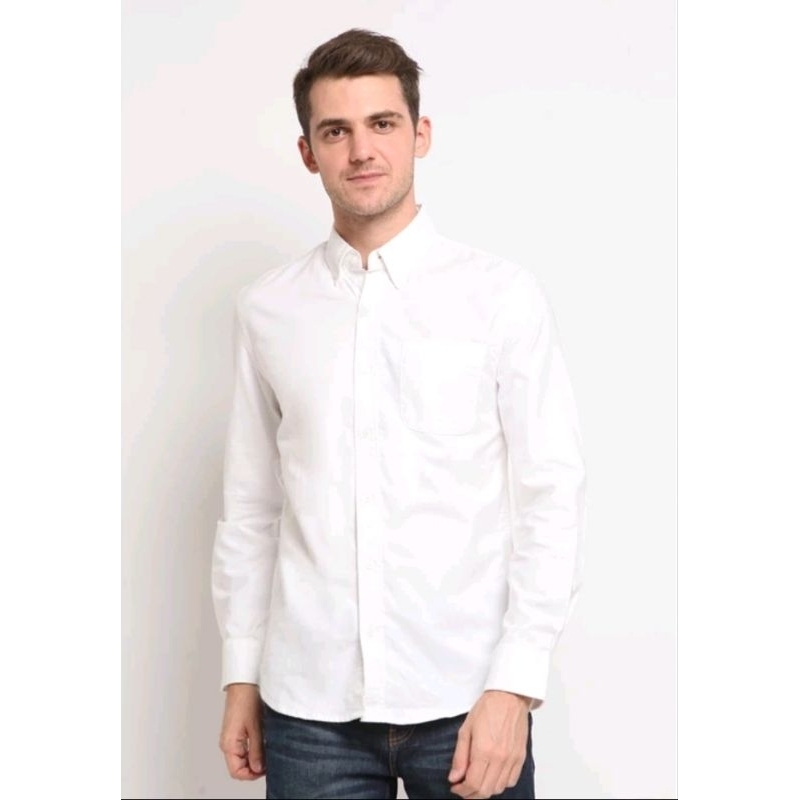 EXECUTIVE KEMEJA OXFORD LENGAN PANJANG PRIA SLIMFIT ORIGINAL