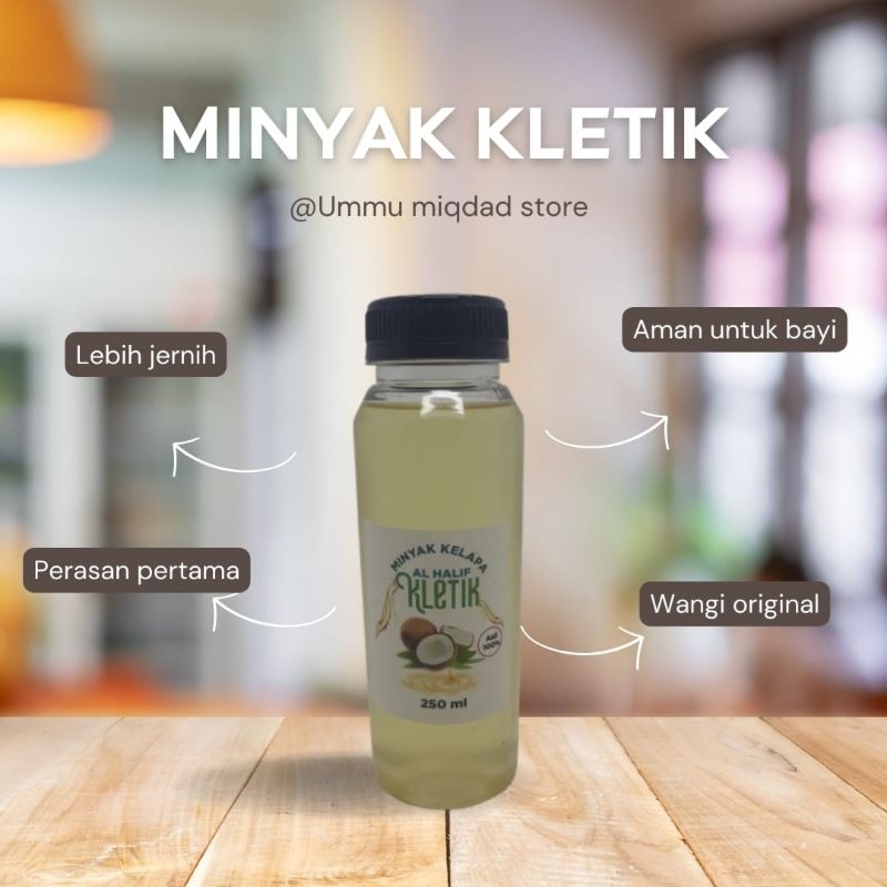 

Minyak Kelapa Murni 100% Asli / Kletik/ Tambaha MPASI