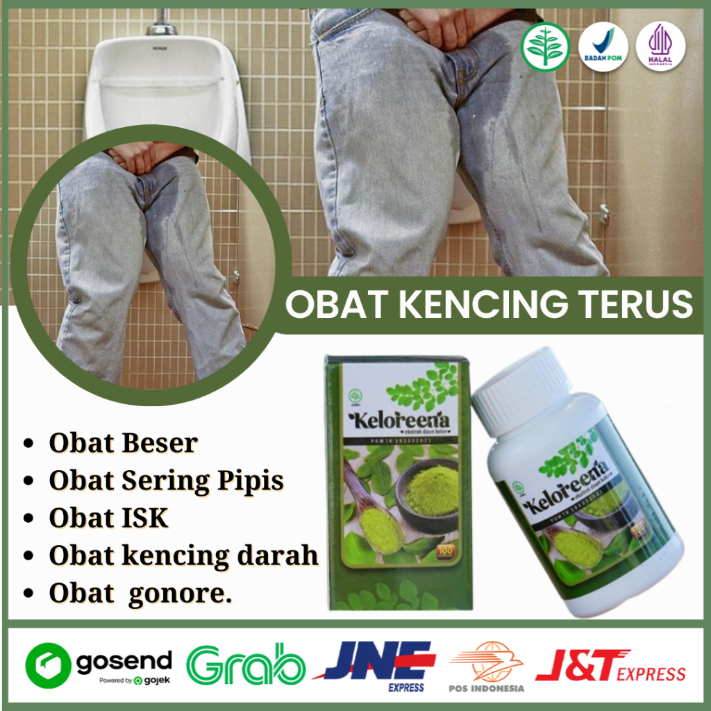 Kapsul Keloreena - Obat Sering Buang Air Kecil Obat Kencing Terus Menerus Obat Sering Pipis