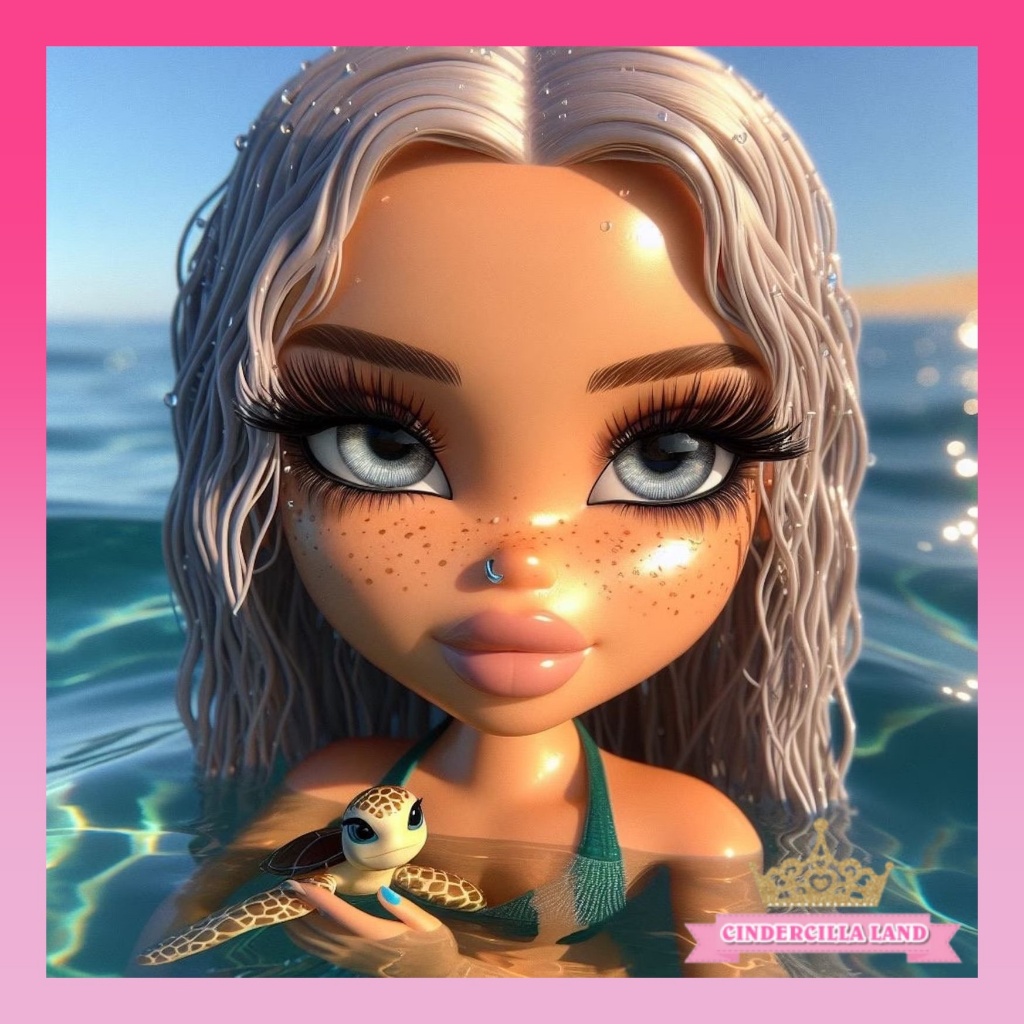 CINDERCILLA LAND AI FOTO CUSTOM / CUSTOM Ai character Digital Image of YOU