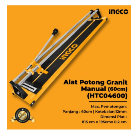 INGCO HTC046001 SE ALAT POTONG KERAMIK GRANIT MANUAL 60 CM TILE CUTTER MURAH BERKUALITAS