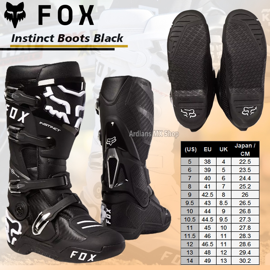 FOX - INSTINCT BOOT - SEPATU - TRAIL ENDURO CROSS TRABAS BALAP