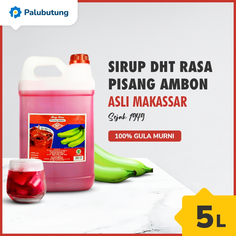 

PALUBUTUNG - Sirup DHT Pisang Ambon Asli Makassar 5Liter - Sirup Pisang Ambon Khas Makassar