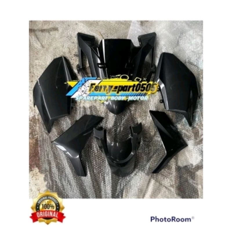 paketan depan vario 160 full body halus vario 160 k2s 2022 original hitam abu grey