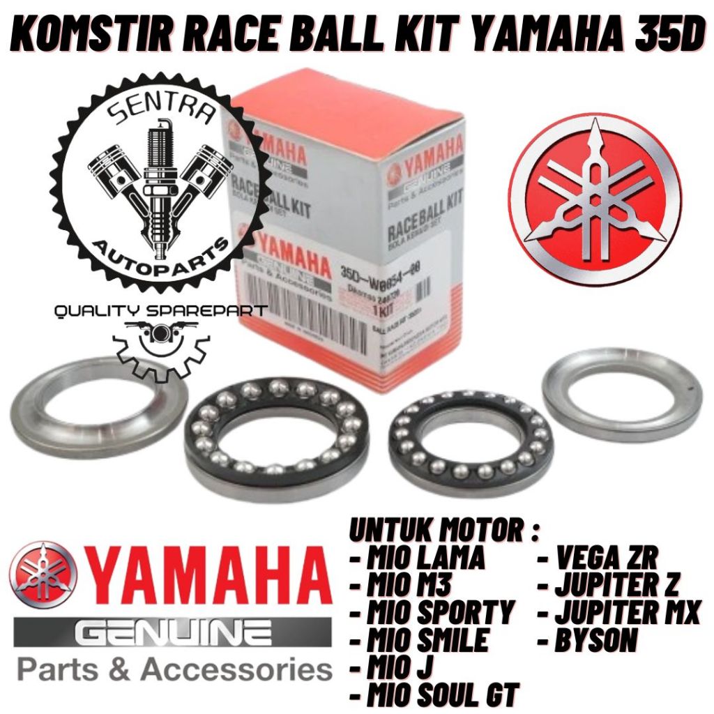 Original YGP Komstir Yamaha Mio M3 J Soul GT Sporty Smile Vega ZR RX King Jupiter Z/MX Byson 35D