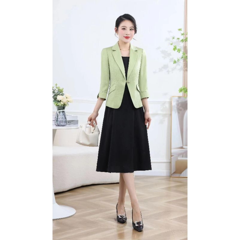 Dress Blazer import premium "CRYZOLID / AQUINA (CH MEI 0786)" Cek