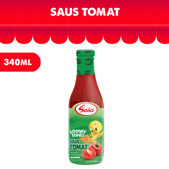 

sasa saus tomat 340ml