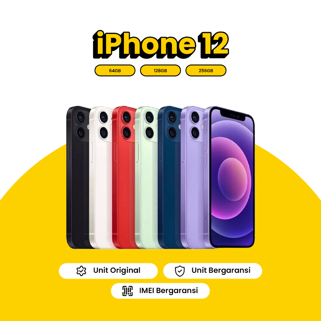 【SECOND】Apple Iphone 12 Second Terdaftar Bea Cukai