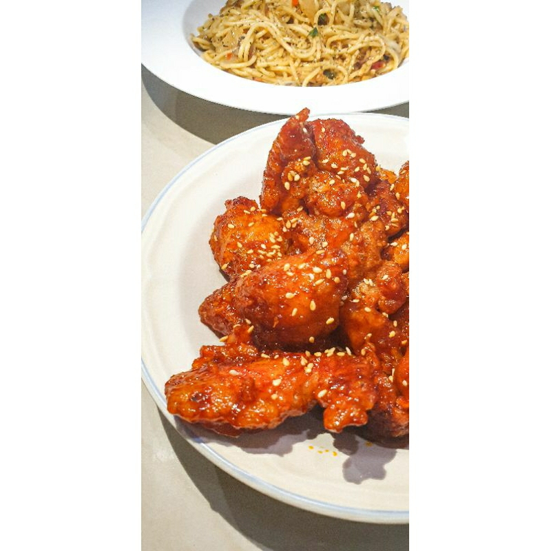 

Yangyeom Chicken (Korean Fried Chicken)