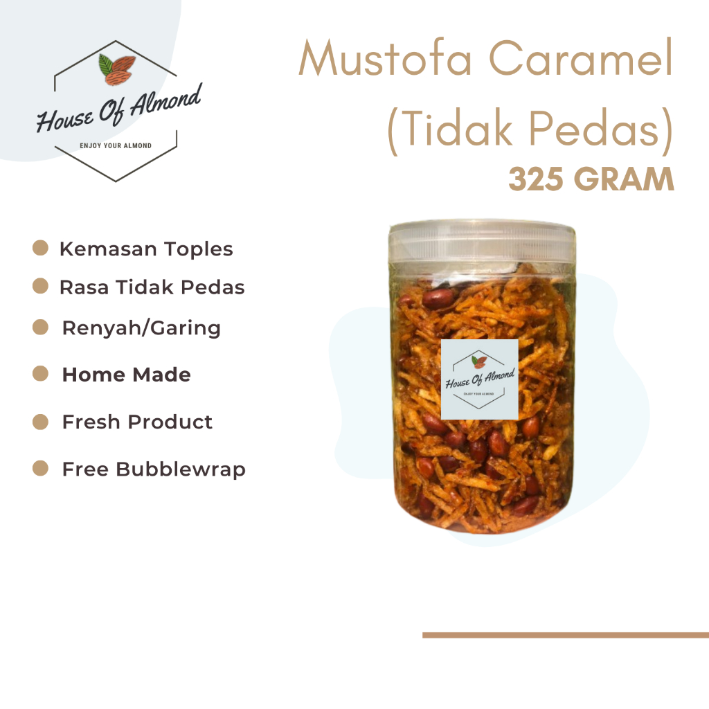 

Kentang Kering Mustofa Caramel (Tidak Pedas) 325gr