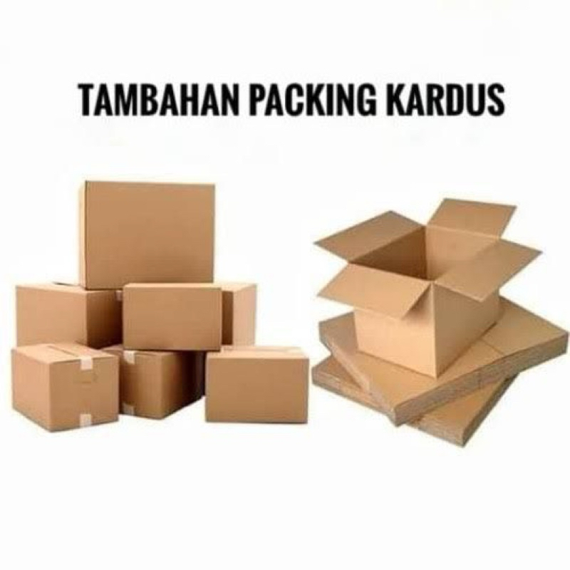 

Extra kardus untuk keamanan paket anda