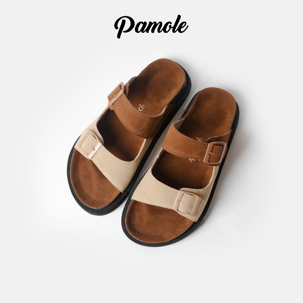 Pamole - Sandal Wanita Kekinian Sendal Wanita Sandal Flat Wanita - Izara Series