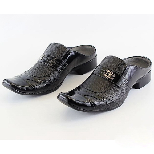 Sepatu Sandal Pria Kulit Asli Sendal Bustong Casual Ukuran 38-48 Warna Tan Hitam Marun