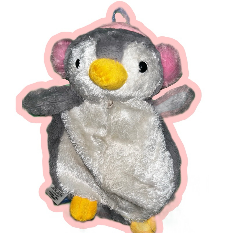 Preloved Boneka Tas Pinguin Taman Safari