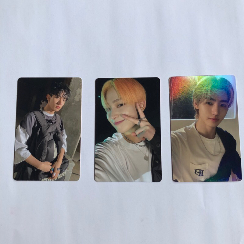PHOTOCARD OFFICIAL ENHYPEN MDO (SUNO, SUNGHOON, HEESEUNG) NI-KI DARKBLOOD WVS