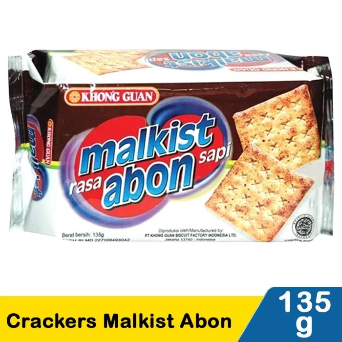 

Khong Guan Crackers Malkist Abon Sapi 135 Gram