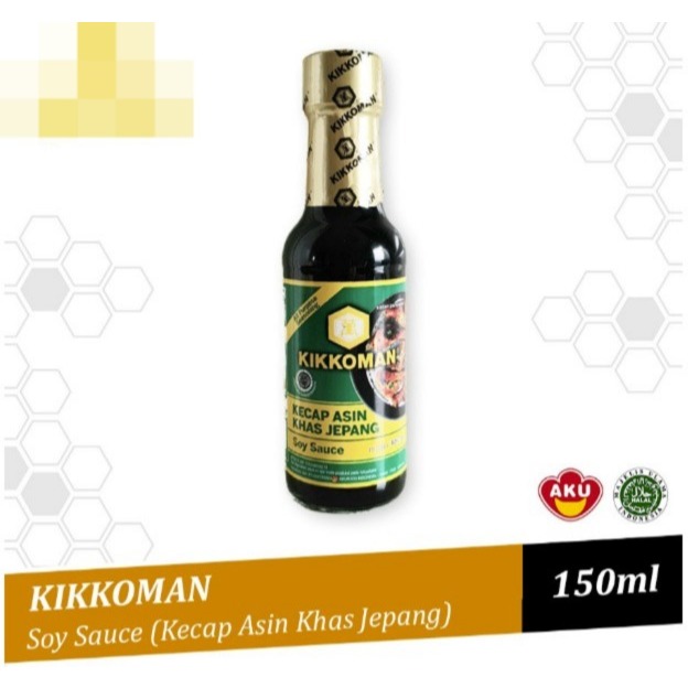 

KIKKOMAN SOY SAUCE 150ml (Kecap Asin Khas Jepang) - Gosend Grab Only!!!