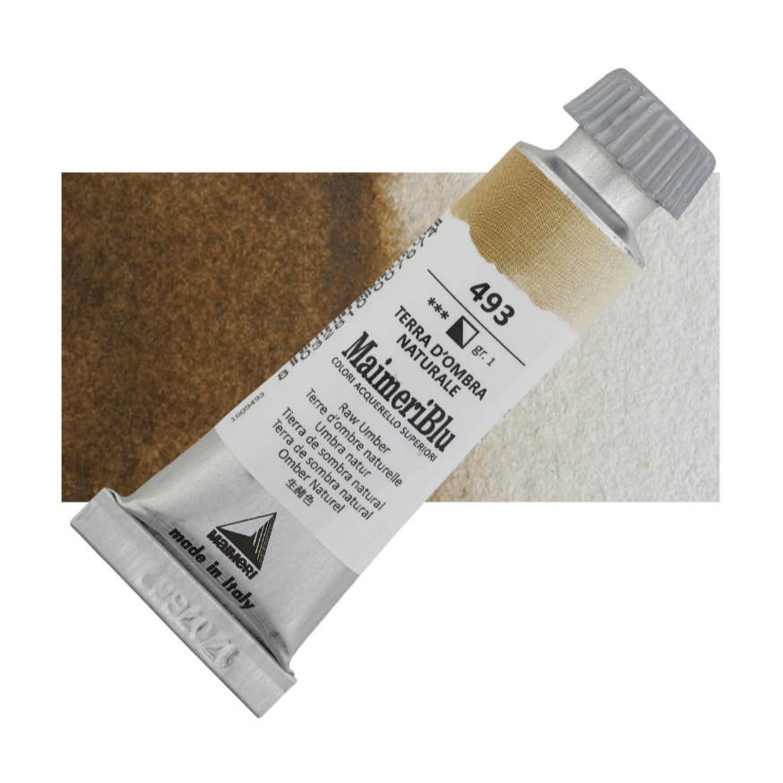 

Cat Air Lukis Maimeri Blu Watercolour 12ml MaimeriBlu Raw Umber 493 M1609493 - PC