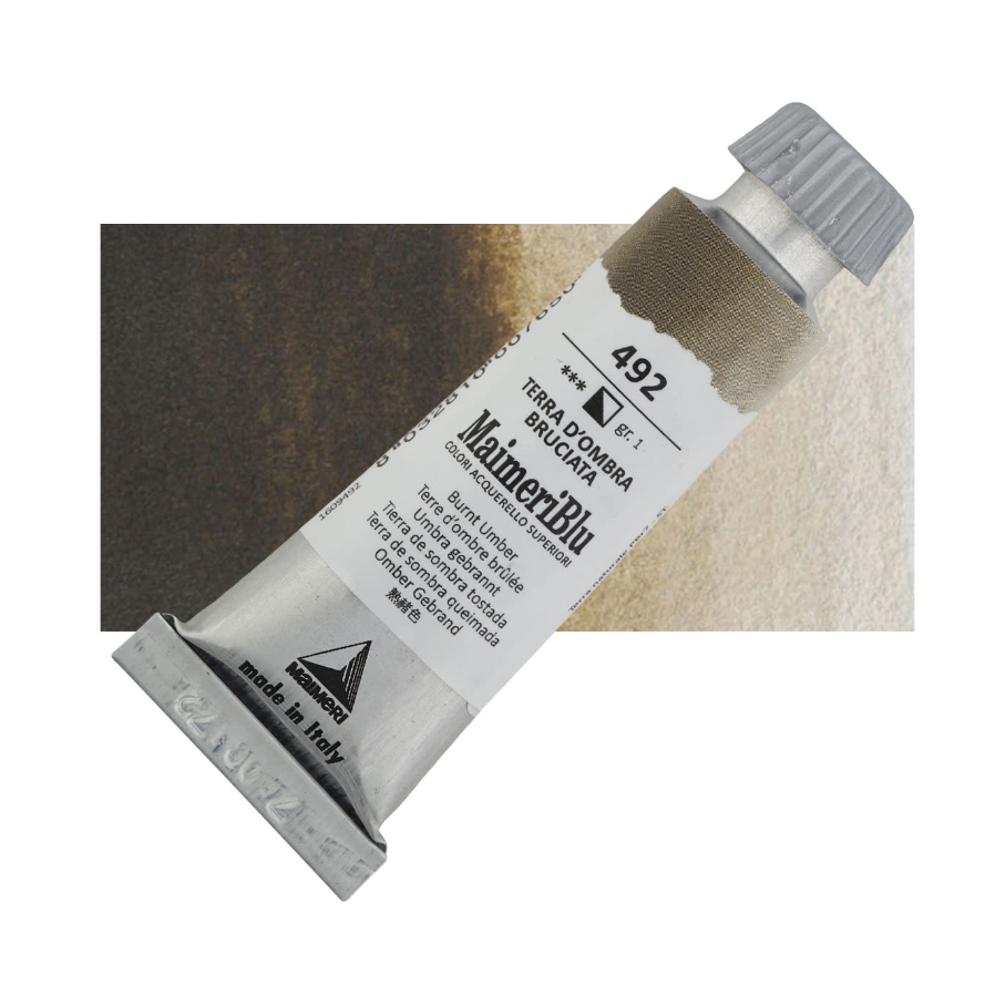 

Cat Air Lukis Maimeri Blu Watercolour 12ml MaimeriBlu Burnt Umber 492 M1609492 - PC