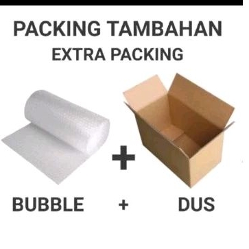 

TAMBAHAN BUBBLE WRAP + KARDUS AMAN