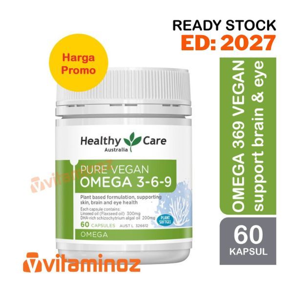 Healthy Care Pure Vegan Omega 3-6-9 369 - 60 Kapsul