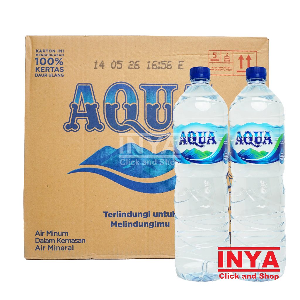 

Aqua Air Mineral dalam Kemasan 12x1.5L BOX - Water