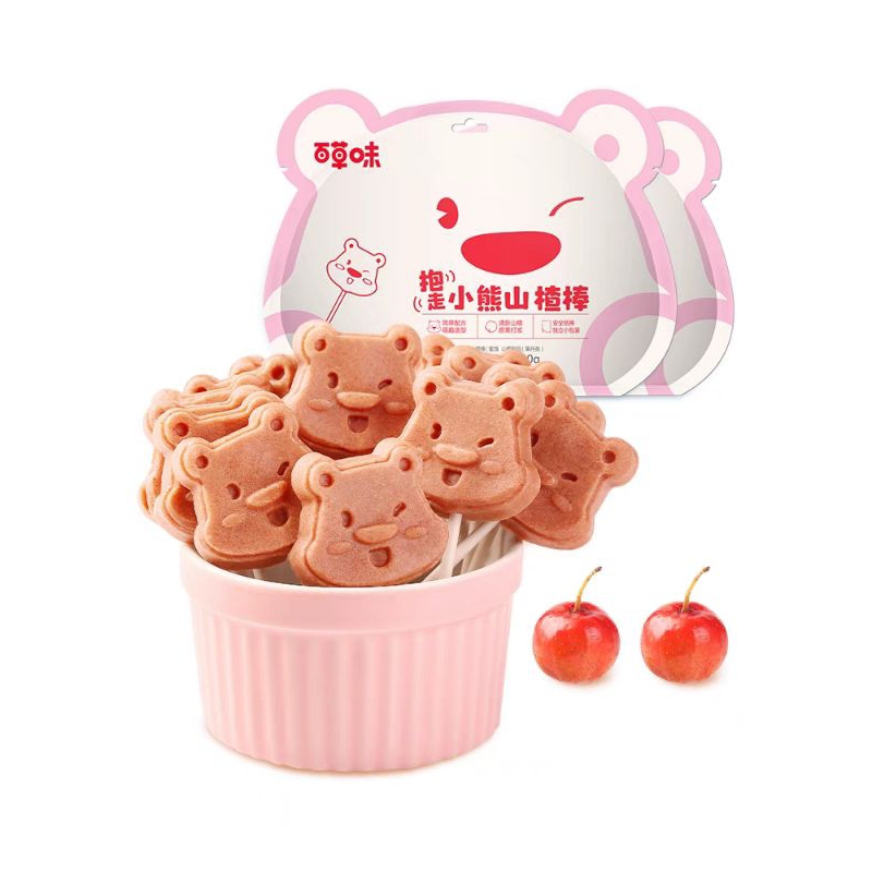 

(HALAL) 1PCS 百草味 山楂棒 (蜜饯) Lolipop Hawthorn
