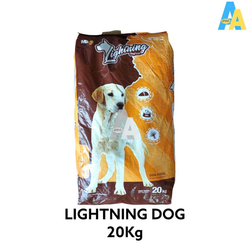 LIGHTNING DOG 20Kg Makanan Anjing Dry Food