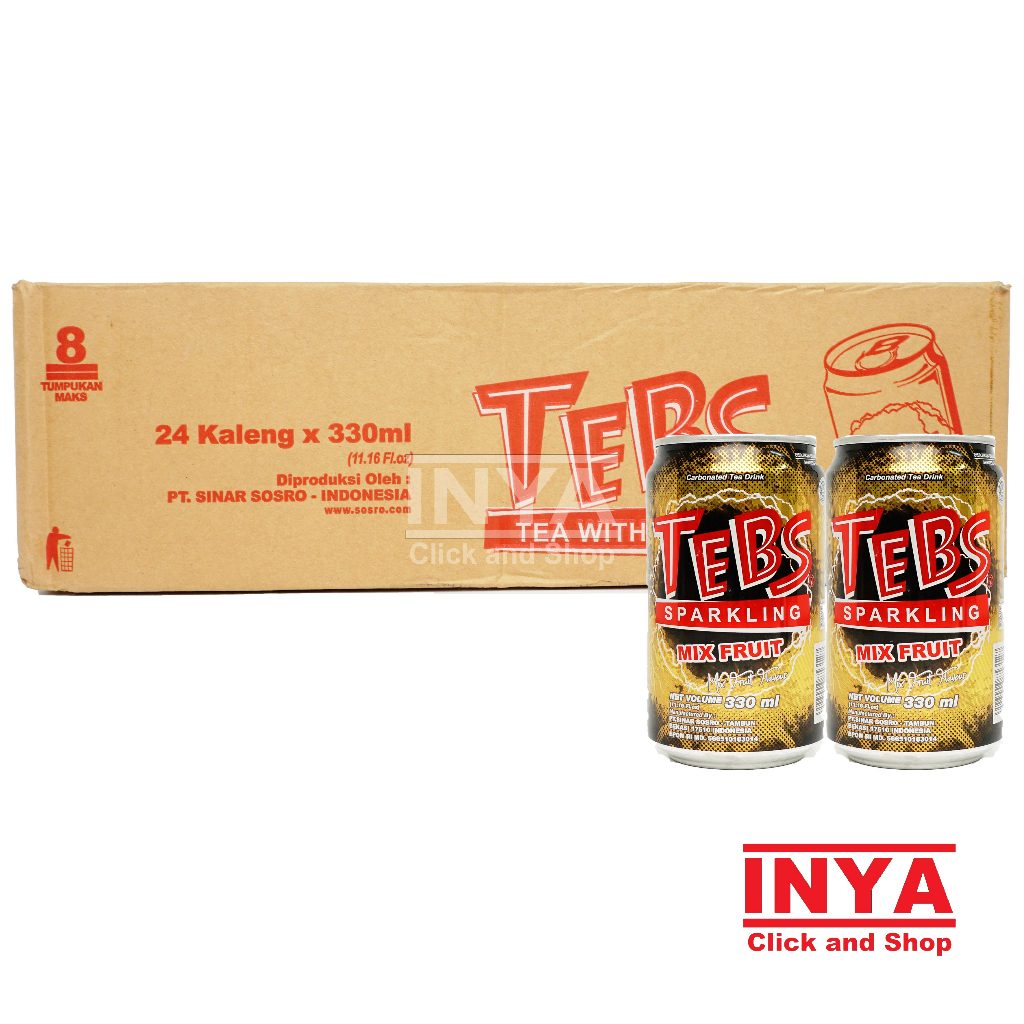 

TEBS Sparkling Mix Fruit 24x330ml BOX - Minuman Teh - Soft drink