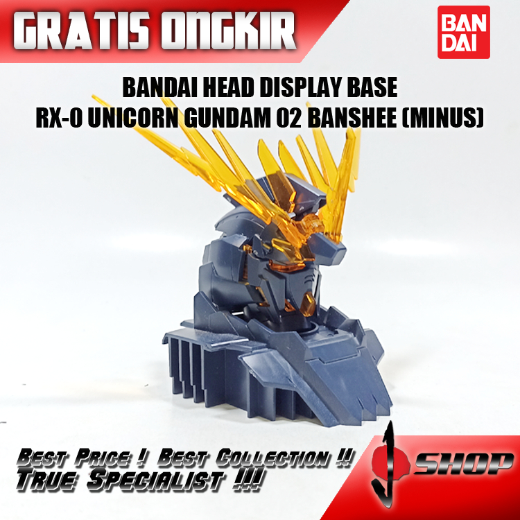 BANDAI HEAD DISPLAY BASE RX-0 UNICORN GUNDAM 02 BANSHEE (MINUS) APND17