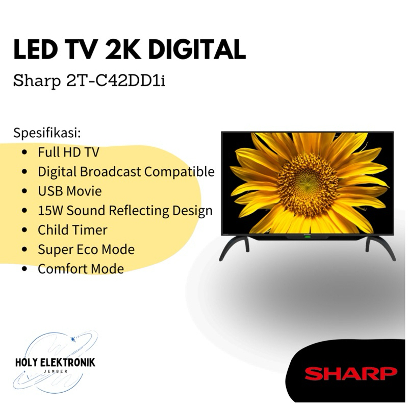 SHARP 42DD1I LED TV