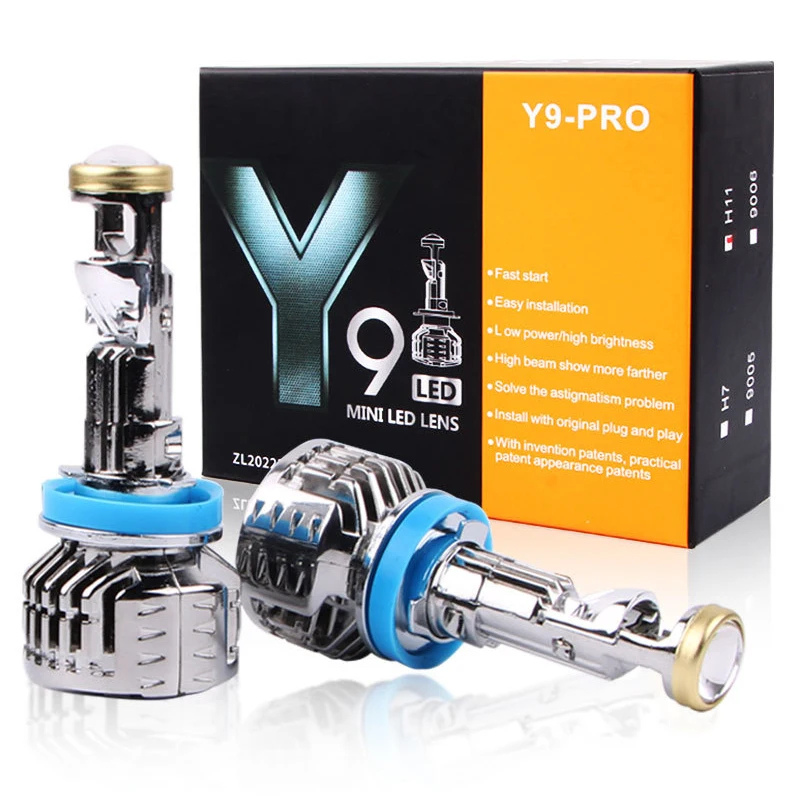 H4 H11 MINI PROJECTOR 300WATT 30000LM Y9D PRO CAR PROJIE SUPER BRIGHT LAMPU LED MOBIL MOTOR MP30X