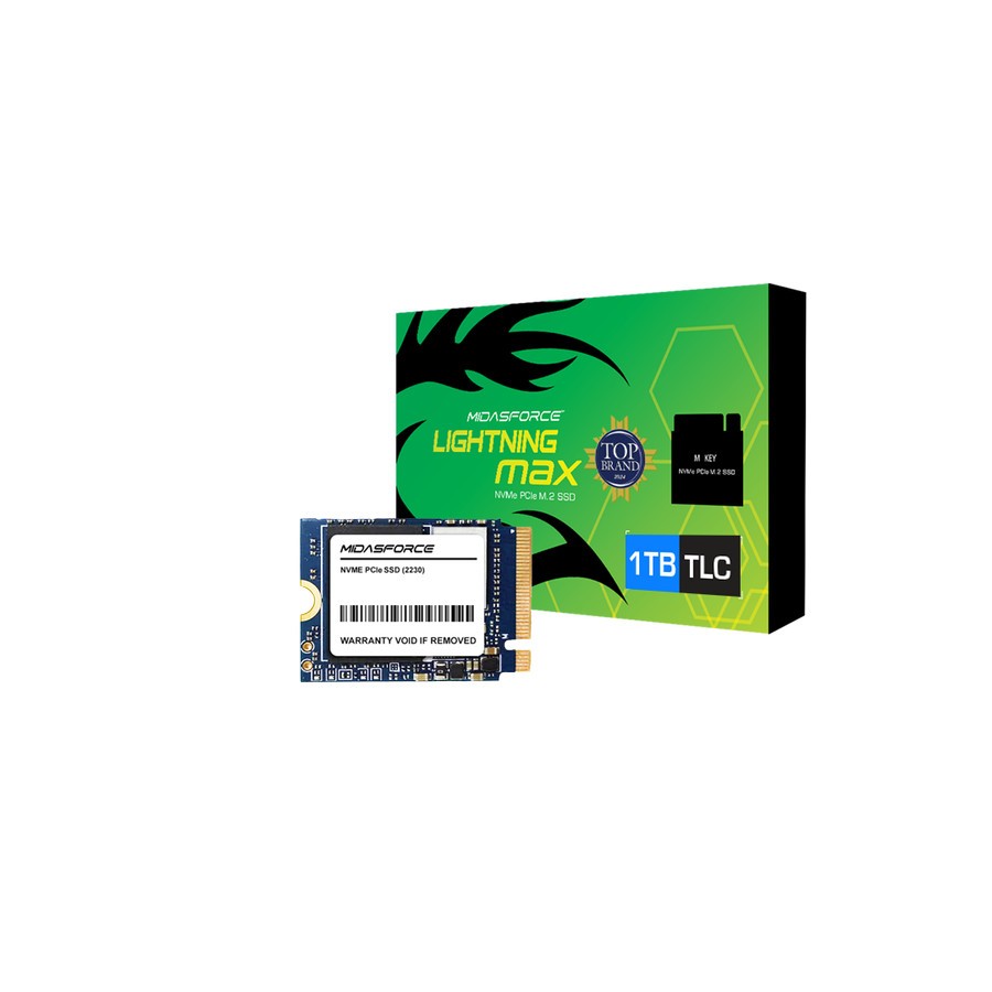 MIDASFORCE M2 Nvme 1TB 2230 Super Lightning Gen 3