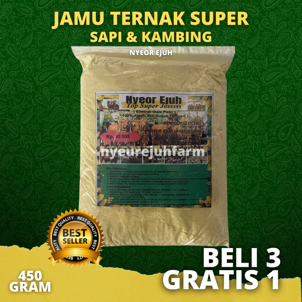 Jamu Sapi Dan Kambing Nyeor ejuh jamu sapi lahap makan jamu sapi cepat gemuk jamu sapi Nyeor ejuh ja