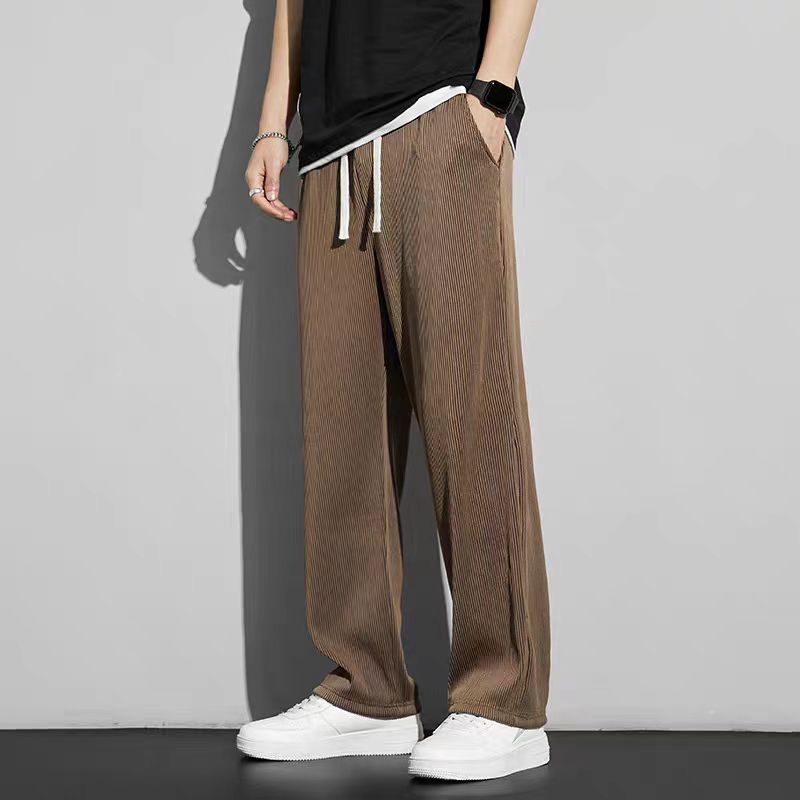 KeyBoy Celana Corduroy Pria baggy pants celana kulot cowok dewasa korean style