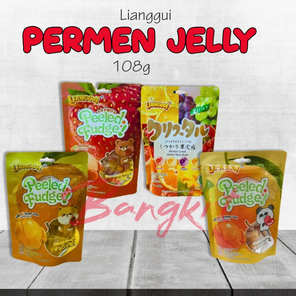 

Halal-Lianggui Peeled Fudge 108g Permen Lunak Rasa Mangga Strawberry Mix