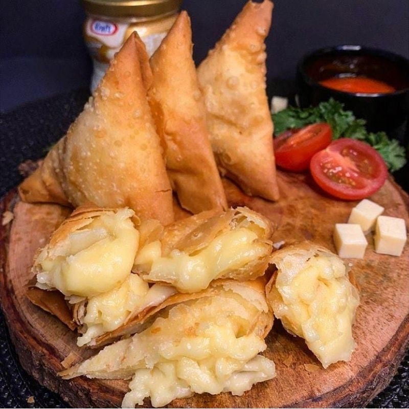 

Sambosa/Samosa Keju Melt isi 8 Pcs